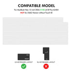 ENKAY HAT PRINCE til MacBook Neo 13 tommer (2026) A3404 512G mat PC-computertaske + ultratyndt TPU-tastaturbeskyttelse + PET-skærmfilm 3-i-1-sæt, amerikansk tastaturlayout