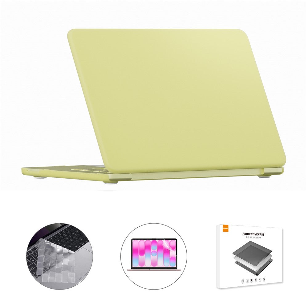 ENKAY HAT PRINCE til MacBook Neo 13 tommer (2026) A3404 512G mat PC-computertaske + ultratyndt TPU-tastaturbeskyttelse + PET-skærmfilm 3-i-1-sæt, amerikansk tastaturlayout