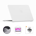 ENKAY HAT PRINCE til MacBook Neo 13 tommer (2026) A3404 512G mat PC-computertaske + ultratyndt TPU-tastaturbeskyttelse + PET-skærmfilm 3-i-1-sæt, amerikansk tastaturlayout