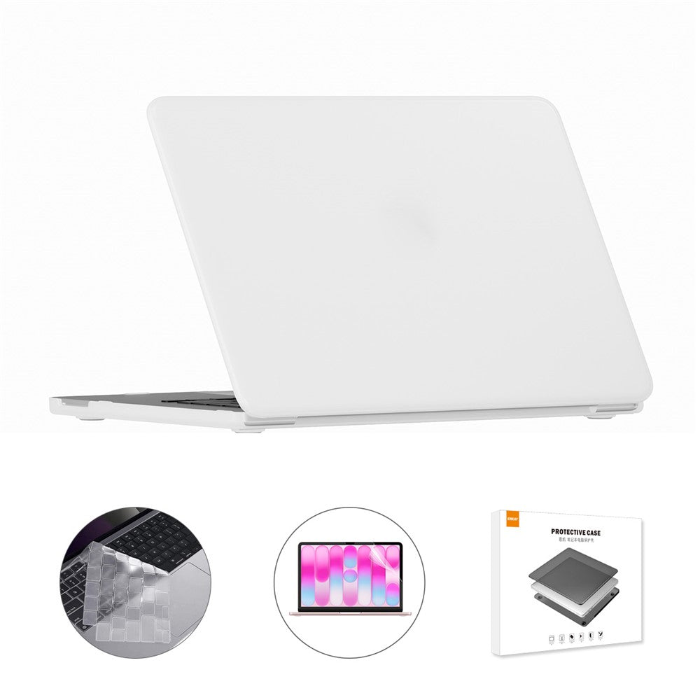 ENKAY HAT PRINCE til MacBook Neo 13 tommer (2026) A3404 512G mat PC-computertaske + ultratyndt TPU-tastaturbeskyttelse + PET-skærmfilm 3-i-1-sæt, amerikansk tastaturlayout