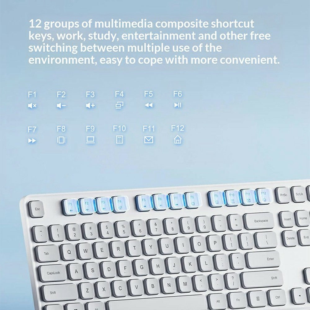 XIAOMI WXJS03YM 104-Key Wireless Keyboard and 1000DPI Mouse Combo Set for Home Office (Chinese Version)