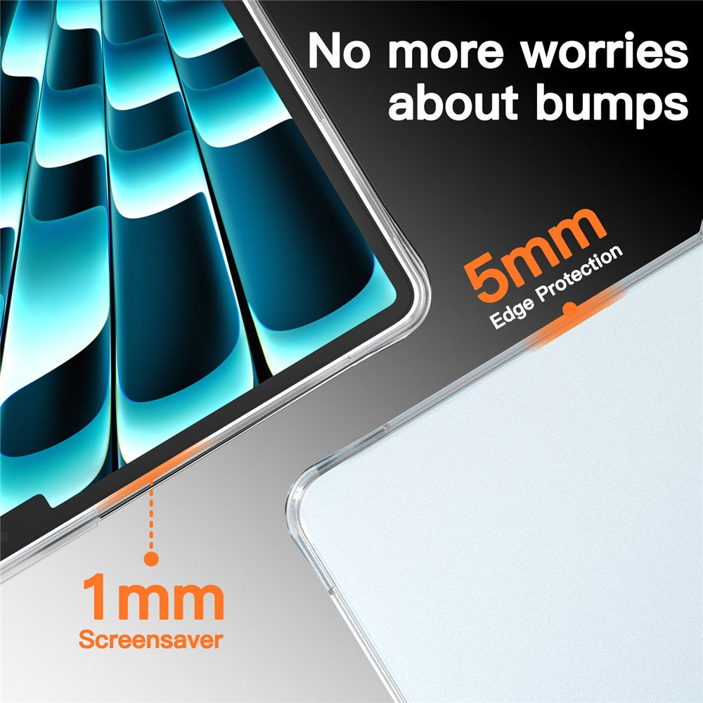 Beskyttende cover til MacBook Air 13 tommer (2026) / (2025) / (2024) / (2022) Stødsikkert mat PC + TPU laptopcover