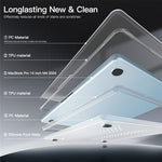Beskyttende cover til MacBook Air 13 tommer (2026) / (2025) / (2024) / (2022) Stødsikkert mat PC + TPU laptopcover