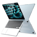 Beskyttende cover til MacBook Air 13 tommer (2026) / (2025) / (2024) / (2022) Stødsikkert mat PC + TPU laptopcover