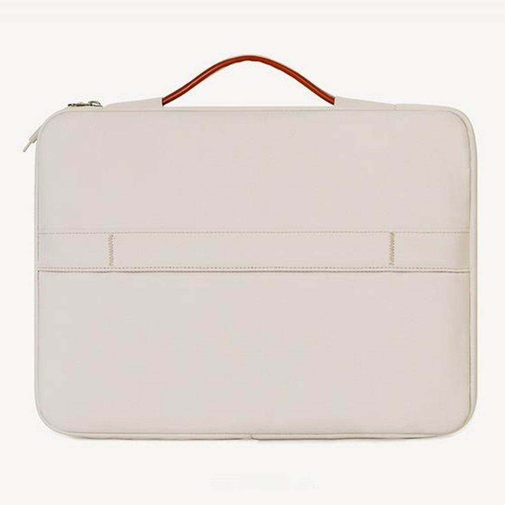 C108 Laptop Handheld Bag for 14-14.6 inch Notebook Retractable Handle Waterproof Business Protective Sleeve Bag Multi-Pocket Shockproof Carrying Case
