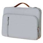C108 Laptop Handheld Bag for 14-14.6 inch Notebook Retractable Handle Waterproof Business Protective Sleeve Bag Multi-Pocket Shockproof Carrying Case
