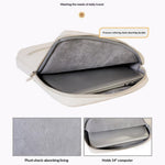 C108 Laptop Handheld Bag for 15-16.1 inch Notebook Retractable Handle Waterproof Business Protective Sleeve Bag Multi-Pocket Shockproof Carrying Case