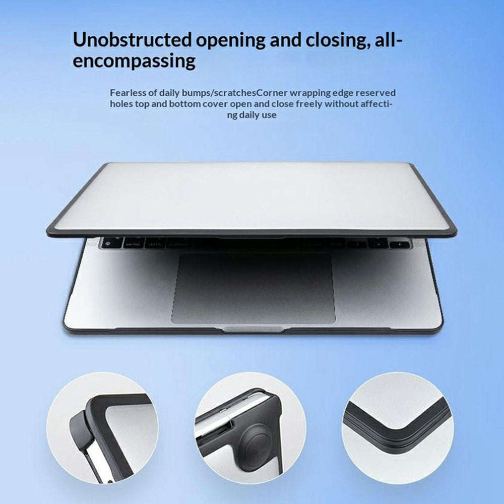 Beskyttende Laptopcover til MacBook Pro 13 tommer (2022) / (2020) / (2019) / (2018) / (2017) / (2016) TPU+PC Frosted Mat Hård Skal