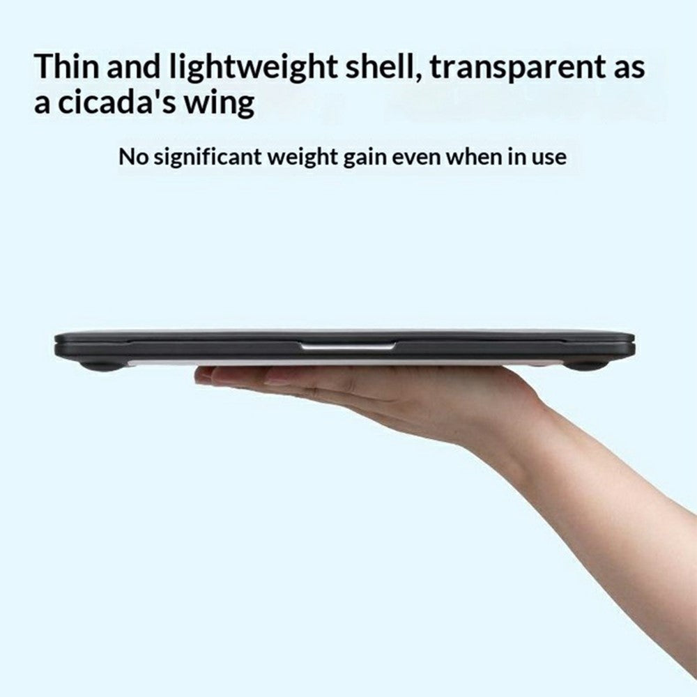 Laptop beskyttelsescover til MacBook Air 13 tommer (2026) / (2025) / (2024) / (2022) TPU+PC Frosted Mat Hard Shell Cover