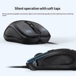 ERAZER KM301 USB Kablet Tastatur Mus Kombi 104 Taster Fuld Størrelse Tastatur 3-Niveauer DPI Mus Sæt til Kontor (Investeret af Lenovo)