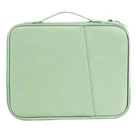 Laptop Tablet Carrying Case Organizer Bag for 11 Inch Notebook Portable Multi-Compartment Storage Travel Pouch with Handle
