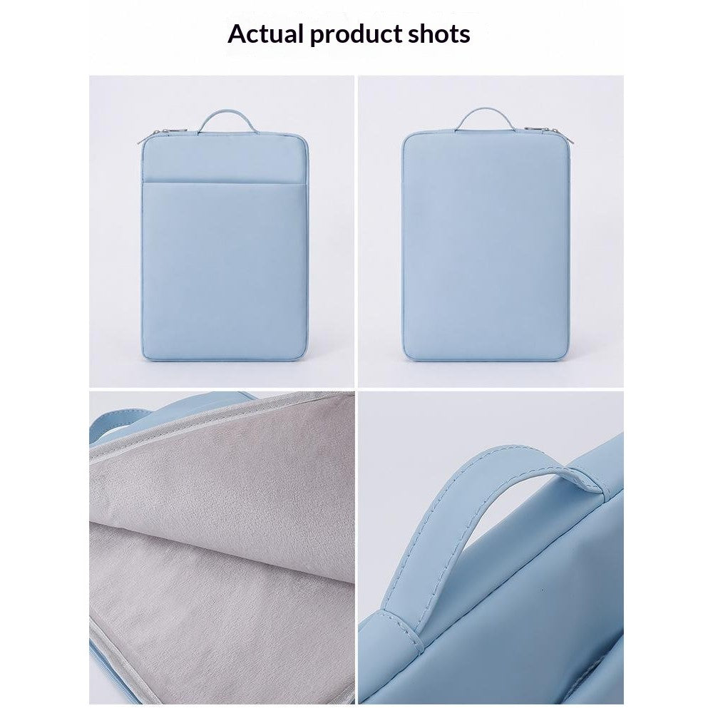Multifunktionel laptop sleeve taske til 13,3-14,6 tommer notebook tablet bærbar håndtag vandtæt stødsikkert opbevaringsetui