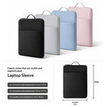 Multifunktionel laptop sleeve taske til 13,3-14,6 tommer notebook tablet bærbar håndtag vandtæt stødsikkert opbevaringsetui