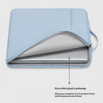 Multifunktionel laptop sleeve taske til 13,3-14,6 tommer notebook tablet bærbar håndtag vandtæt stødsikkert opbevaringsetui