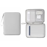 Laptop Sleeve Bag for 12.9 inch Tablet 180-degree Full Opening Portable Storage Organizer with Mouse Pad Function