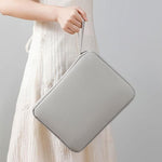 Laptop Sleeve Bag for 12.9 inch Tablet 180-degree Full Opening Portable Storage Organizer with Mouse Pad Function