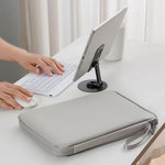 Laptop Sleeve Bag for 12.9 inch Tablet 180-degree Full Opening Portable Storage Organizer with Mouse Pad Function