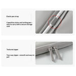 Laptop Sleeve Bag for 12.9 inch Tablet 180-degree Full Opening Portable Storage Organizer with Mouse Pad Function