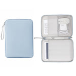 Laptop Sleeve Bag for 12.9 inch Tablet 180-degree Full Opening Portable Storage Organizer with Mouse Pad Function