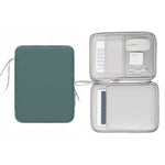 Laptop Sleeve Bag for 12.9 inch Tablet 180-degree Full Opening Portable Storage Organizer with Mouse Pad Function