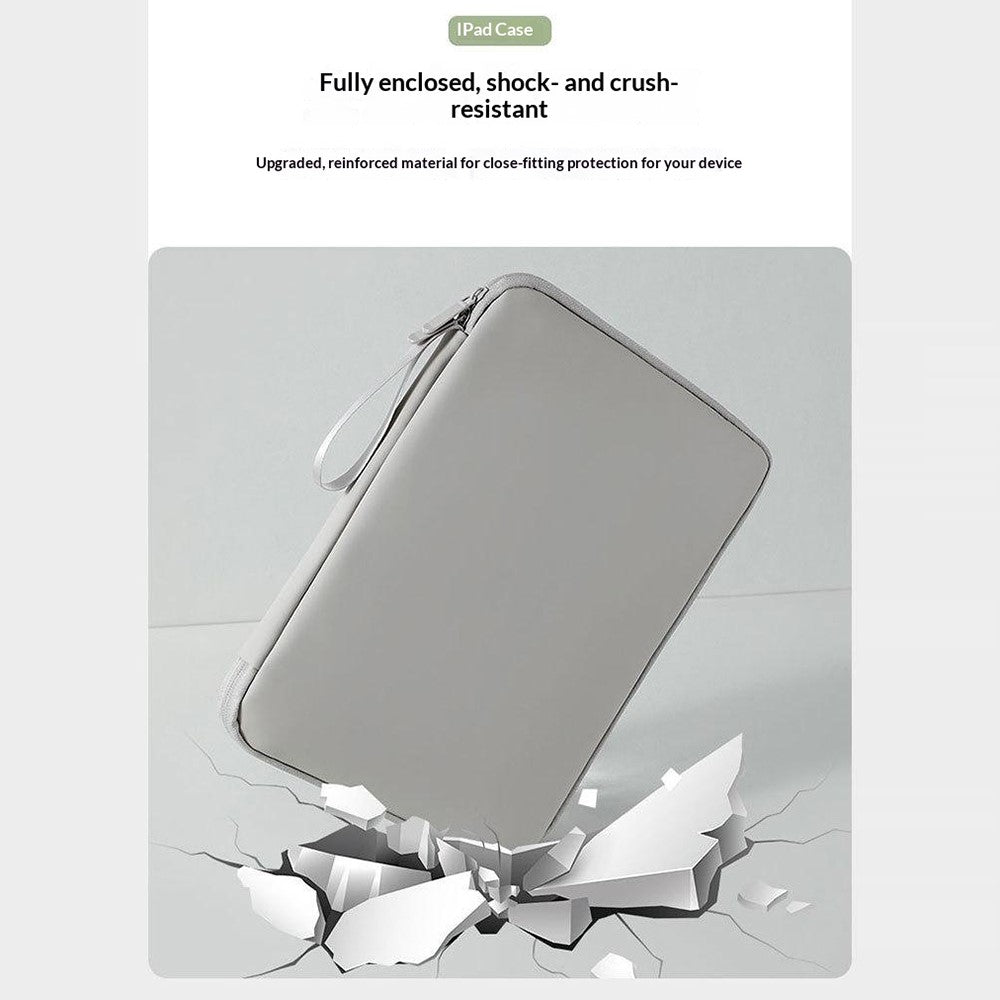 Laptop Sleeve Bag for 13.3 inch Tablet 180-degree Full Opening Portable Storage Organizer with Mouse Pad Function