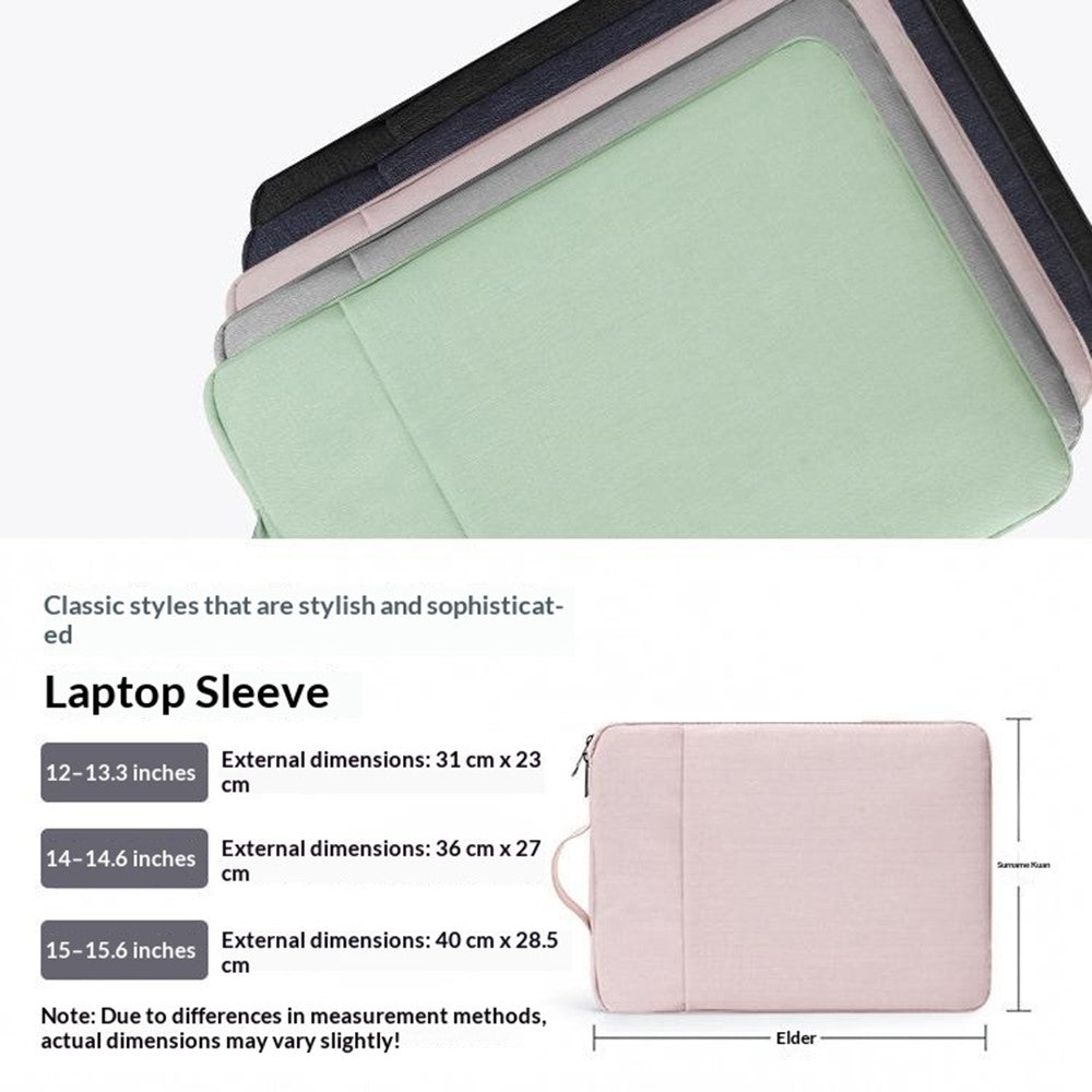 Laptop Sleeve Case for 15-15.6 inch Notebook Computer Lightweight Portable Carrying Bag with Handle