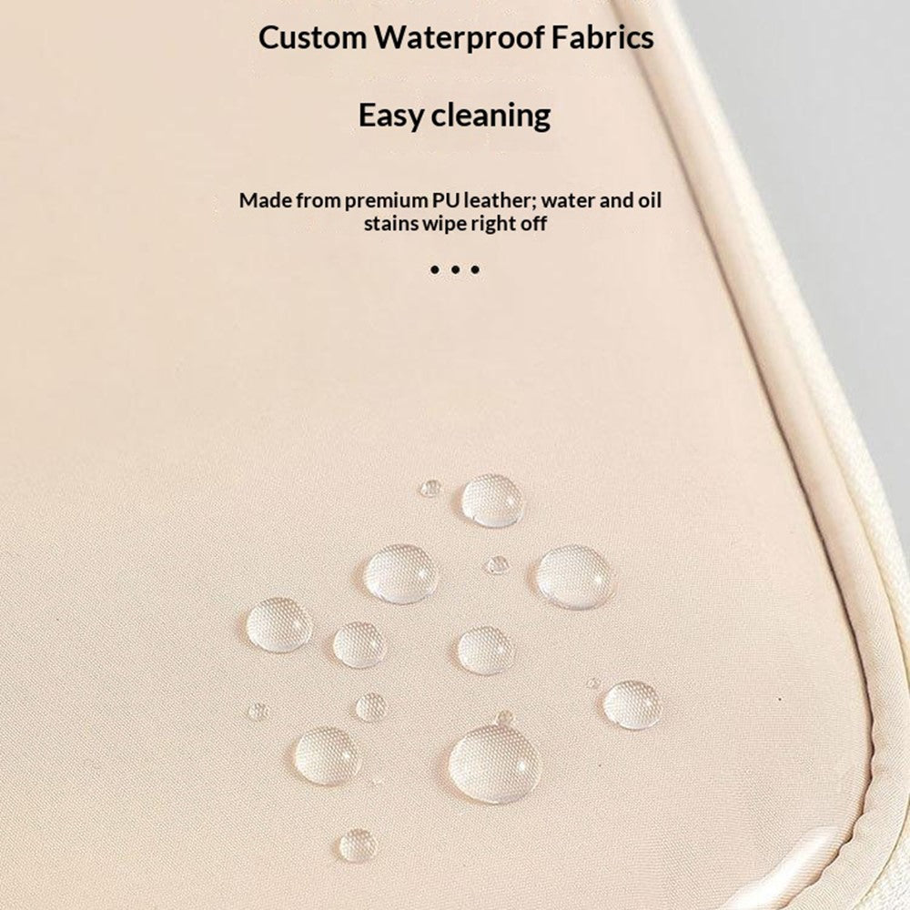 Laptop Bag 11 inch 180-Degree Full-Open Design Tablet Case PU Leather Shockproof Portable Computer Sleeve