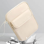 Laptop Bag 11 inch 180-Degree Full-Open Design Tablet Case PU Leather Shockproof Portable Computer Sleeve