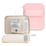 Laptop Bag 11 inch 180-Degree Full-Open Design Tablet Case PU Leather Shockproof Portable Computer Sleeve