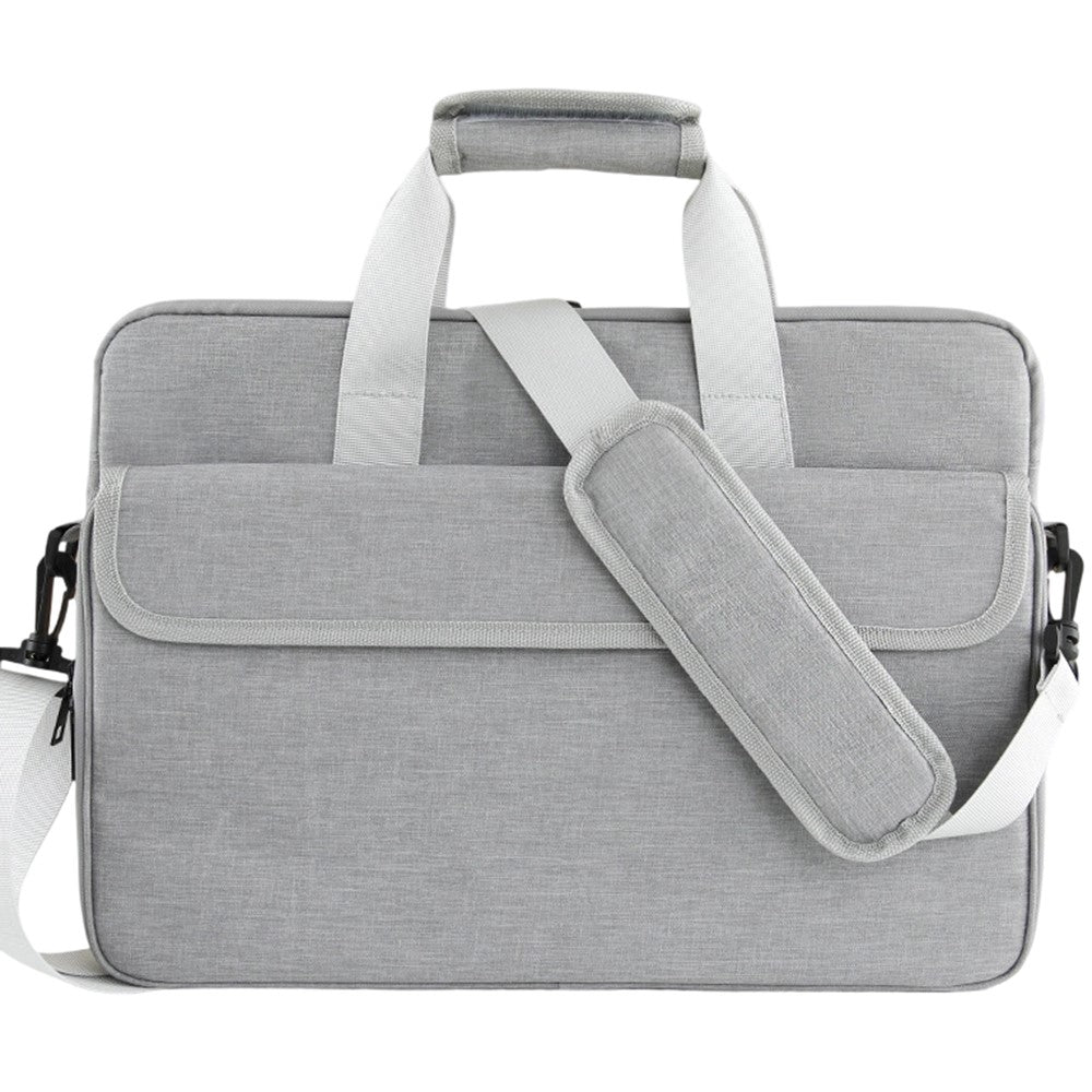 Crossbody Laptop Bag for 15.6 inch Notebook Magic Tape Closure Large Capacity Computer Tablet Bag with Adjustable Strap