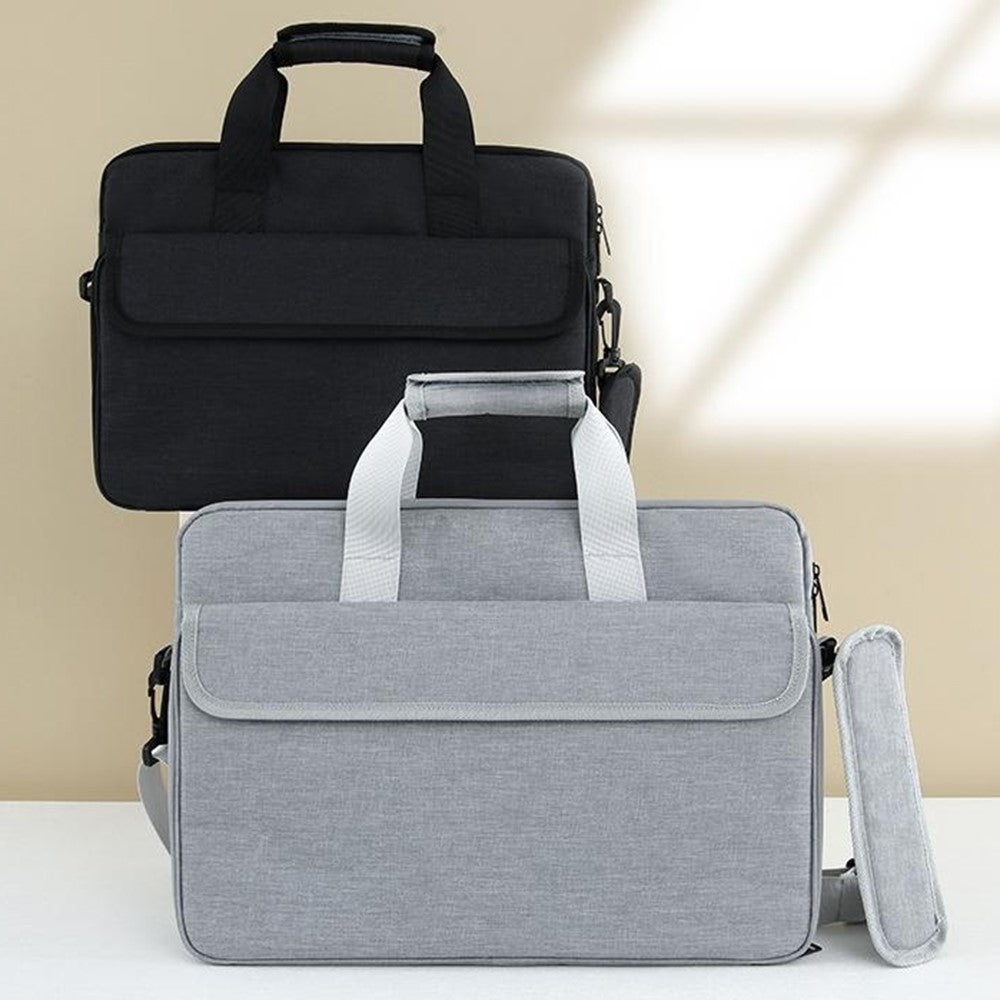 Crossbody Laptop Bag for 15.6 inch Notebook Magic Tape Closure Large Capacity Computer Tablet Bag with Adjustable Strap