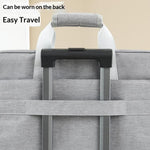 Crossbody Laptop Bag for 15.6 inch Notebook Magic Tape Closure Large Capacity Computer Tablet Bag with Adjustable Strap