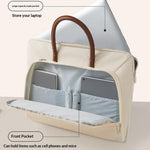 Laptop Bag 14-14.6 inch Urban Crossbody Tablet Messenger Bag Fleece-Lined Shockproof Protective Briefcase with Shoulder Strap