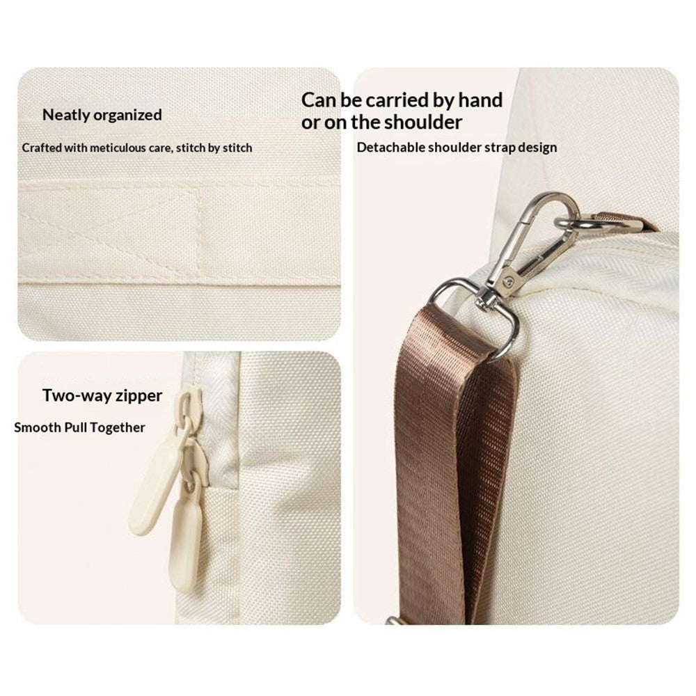 Laptop Bag 14-14.6 inch Urban Crossbody Tablet Messenger Bag Fleece-Lined Shockproof Protective Briefcase with Shoulder Strap
