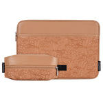 CANVASARTISAN L45-T3602 Laptop Sleeve for 15 inch Notebook Butterfly Pattern PU Leather Protective Case with Storage Pouch