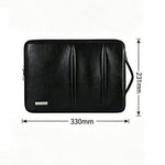 CANVASARTISAN L48-87 Laptop Sleeve for 12 inch Computers 330 x 231 x 24mm PU Leather Shockproof Notebook Case
