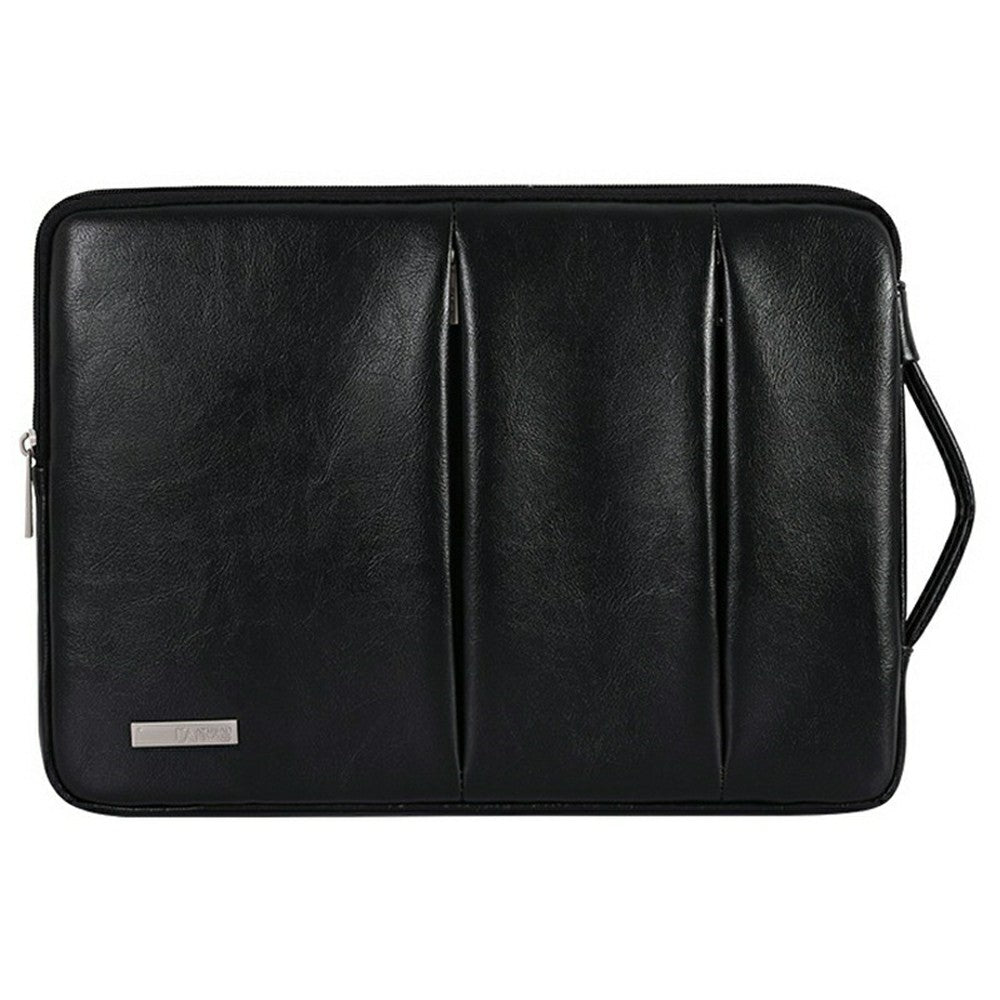 CANVASARTISAN L48-87 Laptop Sleeve for 13 inch Computers 355 x 251 x 24mm PU Leather Shockproof Notebook Case