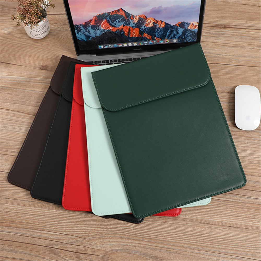 HL0130 Mat Notebook Beskyttelsestaske Magnetisk Klap Laptop Sleeve til MacBook Lenovo HP 13,3-14 Tommer Notebook