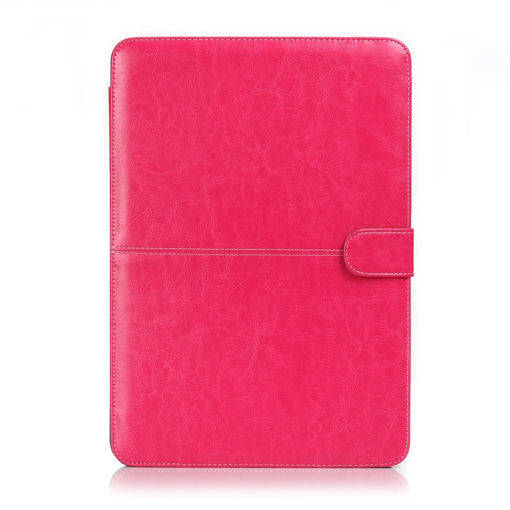 Laptop Sleeve Protective Folio Book PU Leather Cover for MacBook Pro 16.2'' 2021 (A2485)