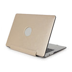 Stylish PU Leather + PC Notebook Protective Shell Case with Heat Dissipation Holes for Macbook 13.3 Retina (A1425/A1502)