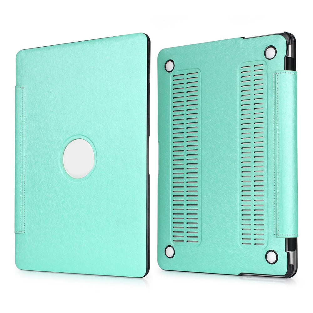Stylish PU Leather + PC Notebook Protective Shell Case with Heat Dissipation Holes for Macbook 13.3 Retina (A1425/A1502)