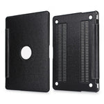 Stylish PU Leather + PC Notebook Protective Shell Case with Heat Dissipation Holes for Macbook 13.3 Retina (A1425/A1502)