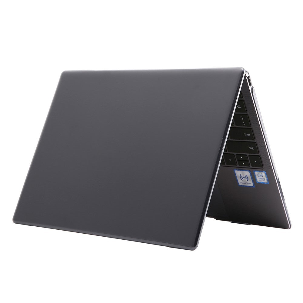 Front and Back Protective Shell Shockproof Anti-scratch Clear PC Cover with Hollow-out Bottom for Huawei MateBook 14-inch 2021