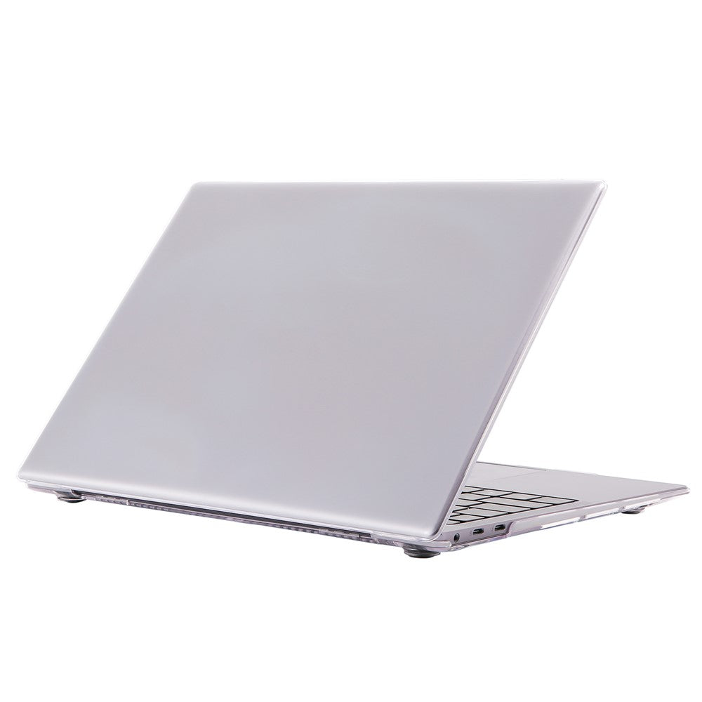 Front and Back Protective Shell Shockproof Anti-scratch Clear PC Cover with Hollow-out Bottom for Huawei MateBook 14-inch 2021