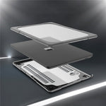 PC Anti-slip Bærbar Beskyttelsescover til Microsoft Surface Laptop 2 / 3 / 4 13,5-tommer 1769 / 1867 Alcantara Tastatur Version