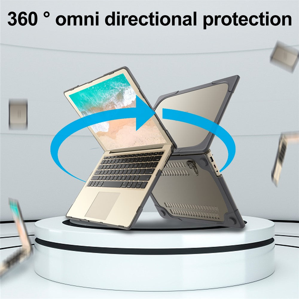 Hard PC Laptop Case with Kickstand for Microsoft Surface Laptop 2 / 3 / 4 / 5 15-inch 1873 / 1953 / 1979 Metal Keyboard Version