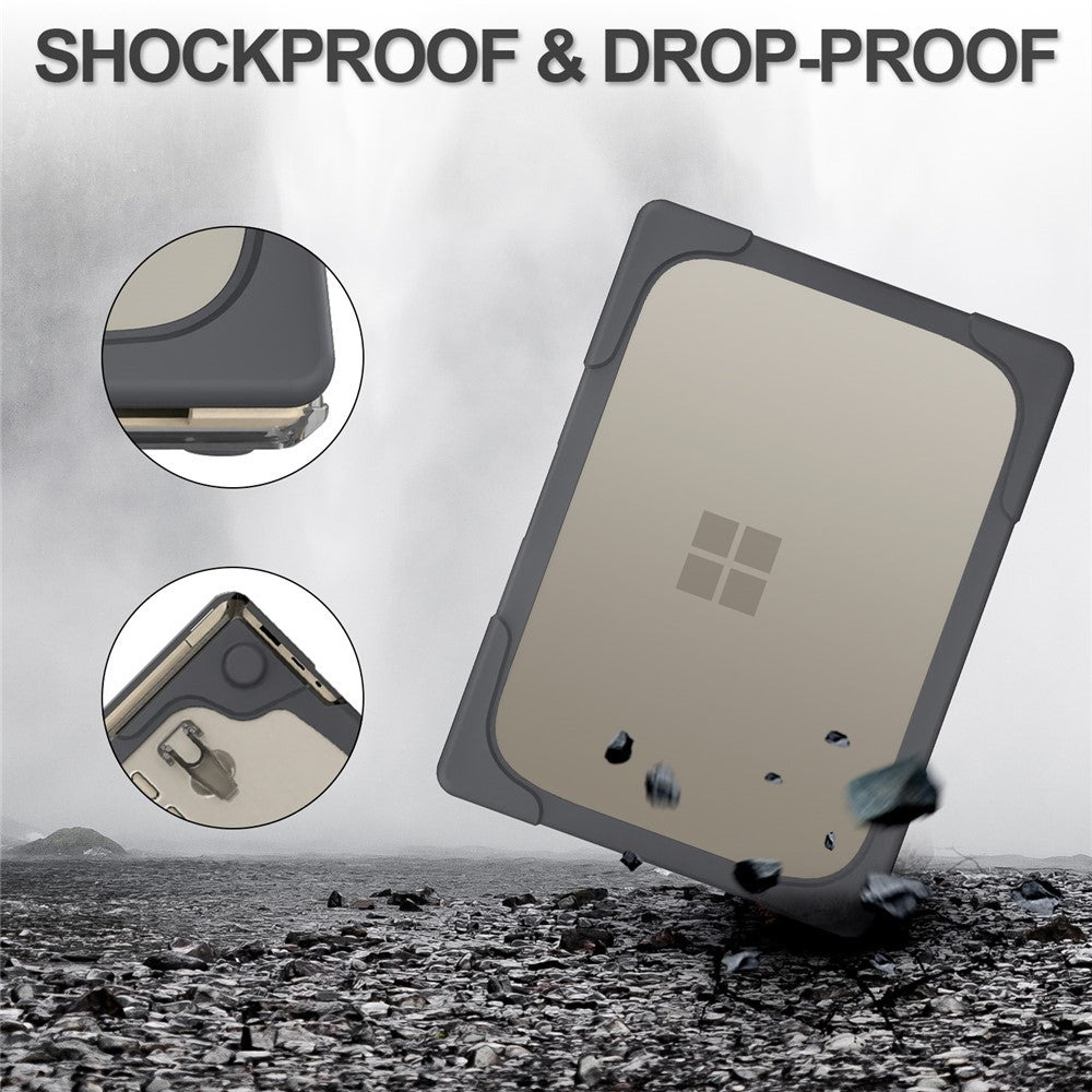 Hard PC Laptop Case with Kickstand for Microsoft Surface Laptop 2 / 3 / 4 / 5 15-inch 1873 / 1953 / 1979 Metal Keyboard Version