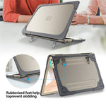 Hard PC Laptop Case with Kickstand for Microsoft Surface Laptop 2 / 3 / 4 / 5 15-inch 1873 / 1953 / 1979 Metal Keyboard Version