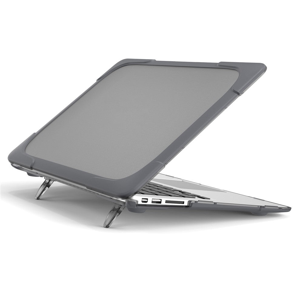 Supporting Stand Design Hard PC Anti-scratch Laptop Case Protective Notebook Cover for MacBook Air 13'' A1466 / A1369