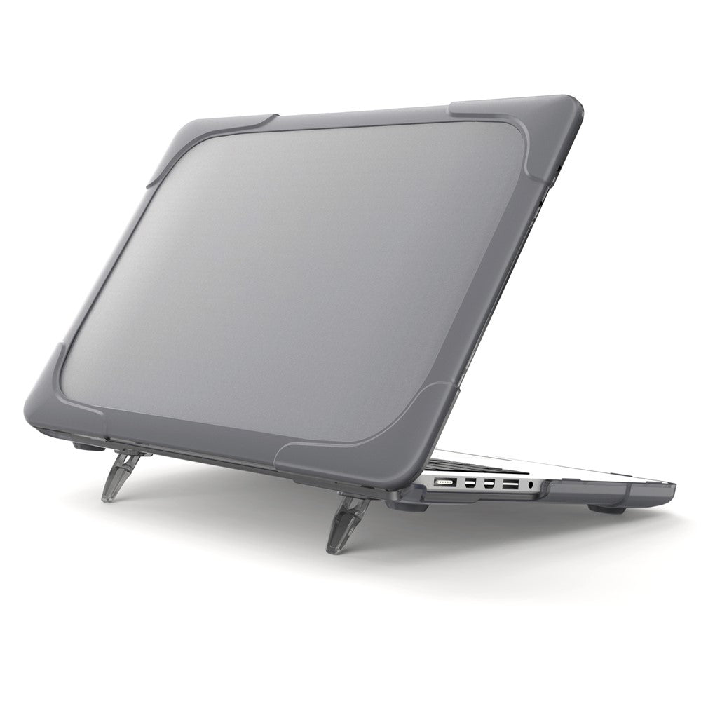 Hard PC Laptop Case Notebook Computer Cover with Supporting Stand Feet for MacBook Pro 15-inch / Pro Retina 15-inch A1398